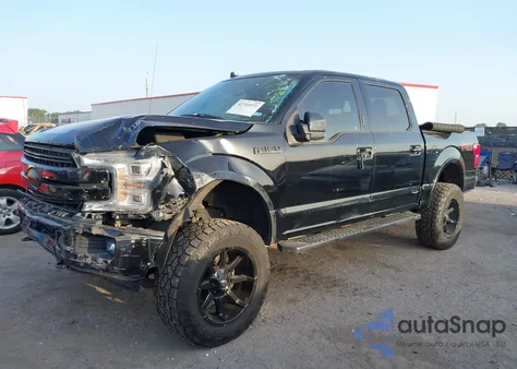 2018 Ford F150 Lariat z USA, uszkodzony, nr VIN 1FTEW1EG0JFA30176